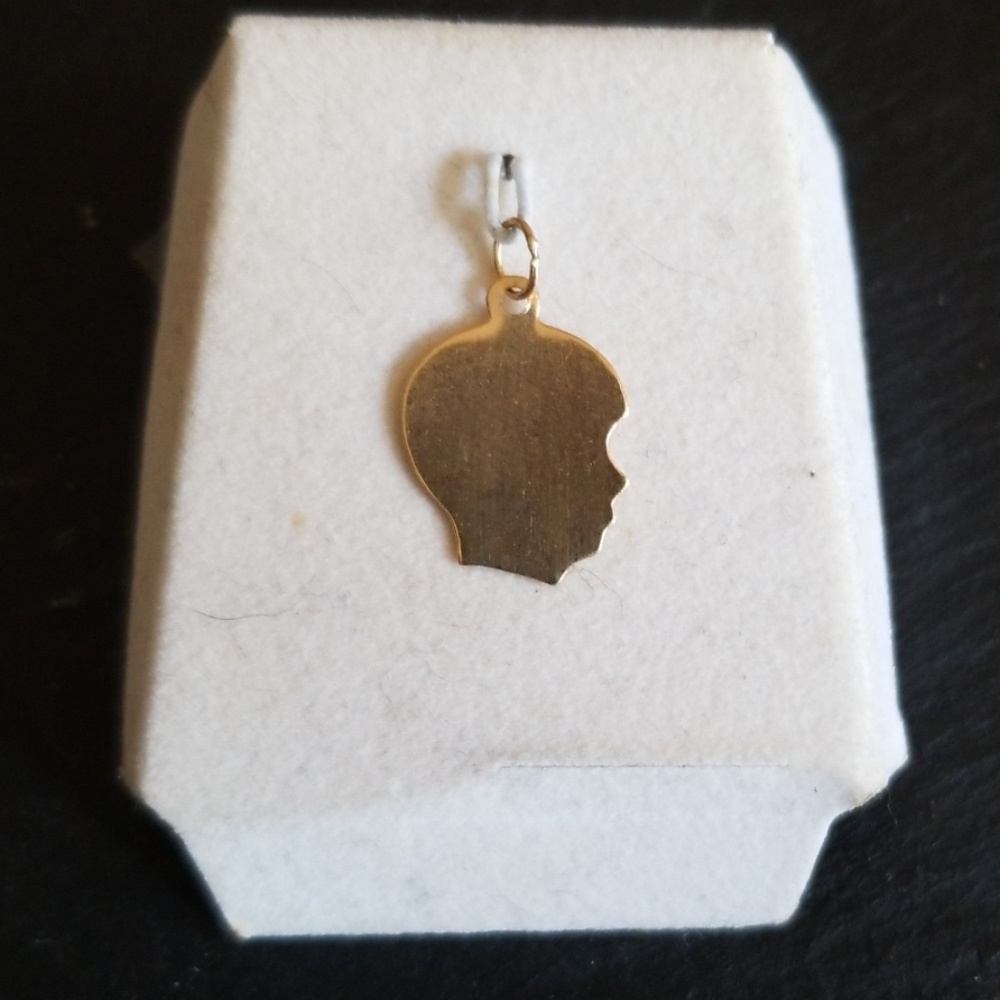 14 kt Gold child head